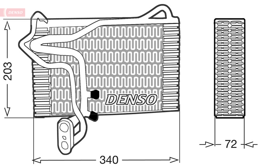 Denso Airco verdamper DEV02001