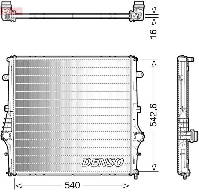 Denso Radiateur DRM01008