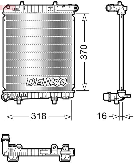 Denso Radiateur DRM07062