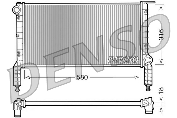 Denso Radiateur DRM09064