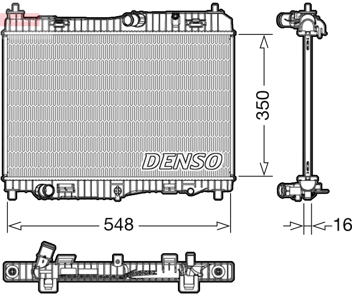 Denso Radiateur DRM10005