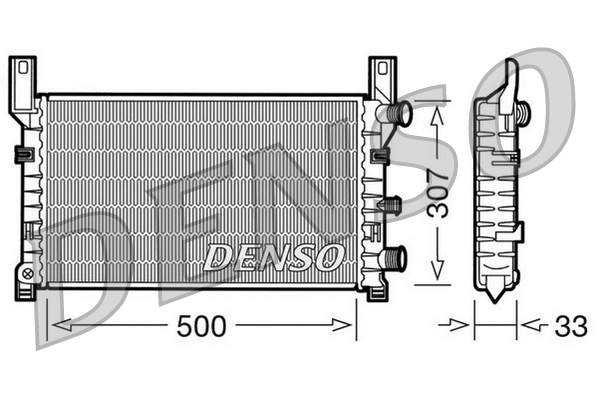 Denso Radiateur DRM10035