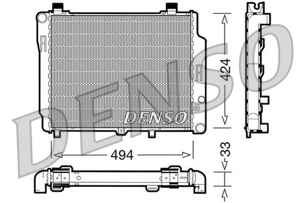 Denso Radiateur DRM17074