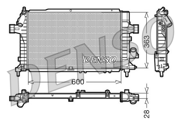 Denso Radiateur DRM20104