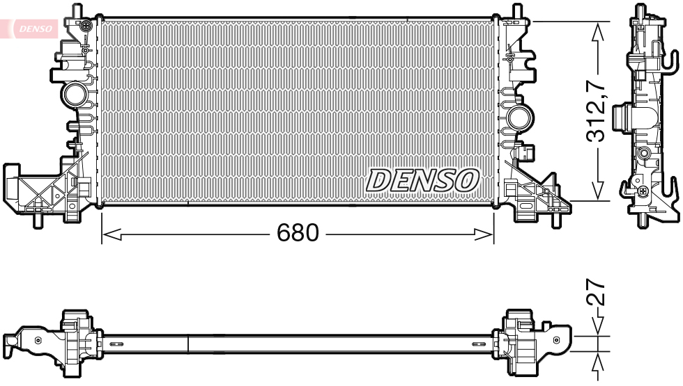 Denso Radiateur DRM20118