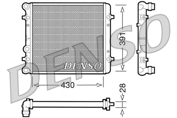 Denso Radiateur DRM32002