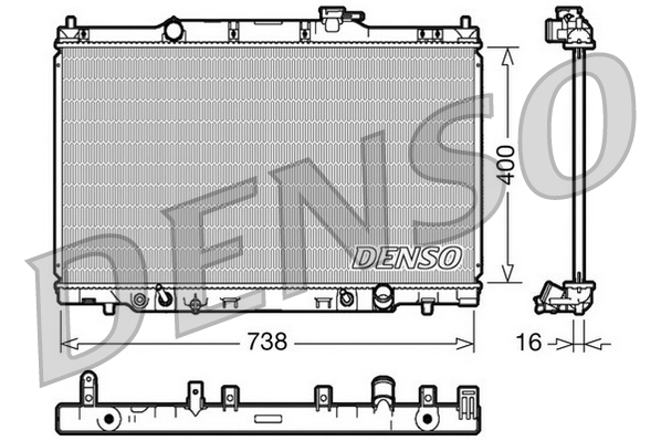 Denso Radiateur DRM40013
