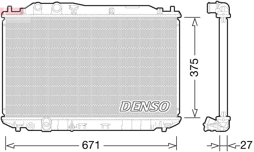 Denso Radiateur DRM40029