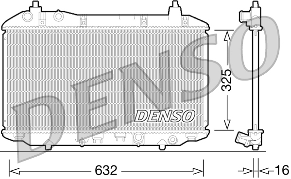 Denso Radiateur DRM40031