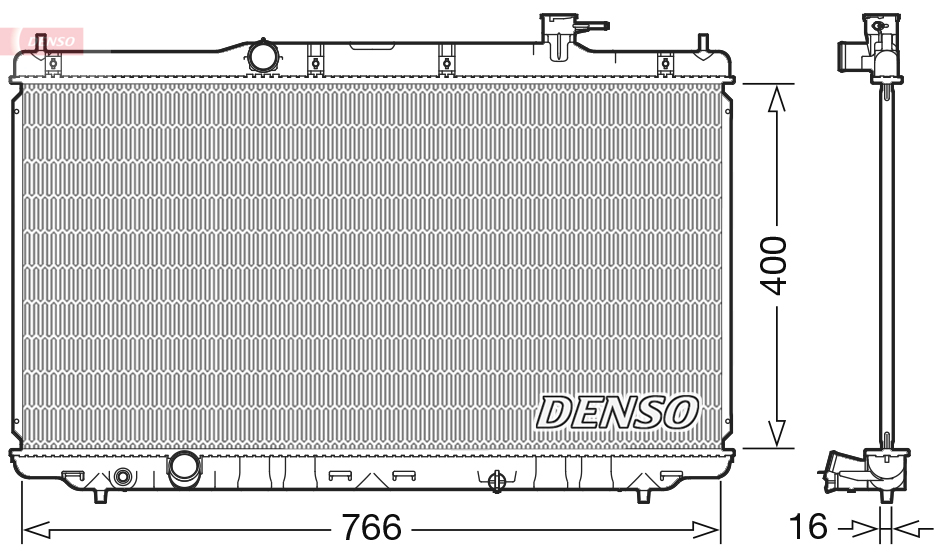 Denso Radiateur DRM40038