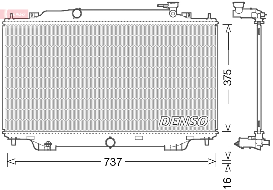 Denso Radiateur DRM44042