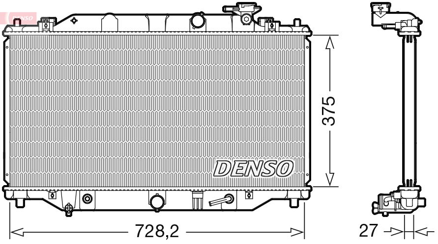 Denso Radiateur DRM44044