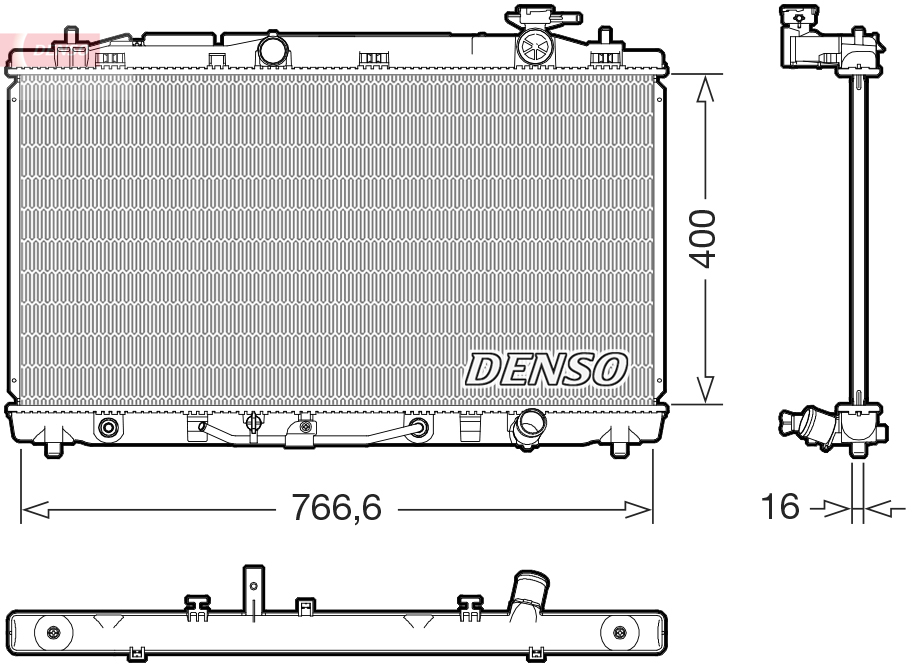 Denso Radiateur DRM50146