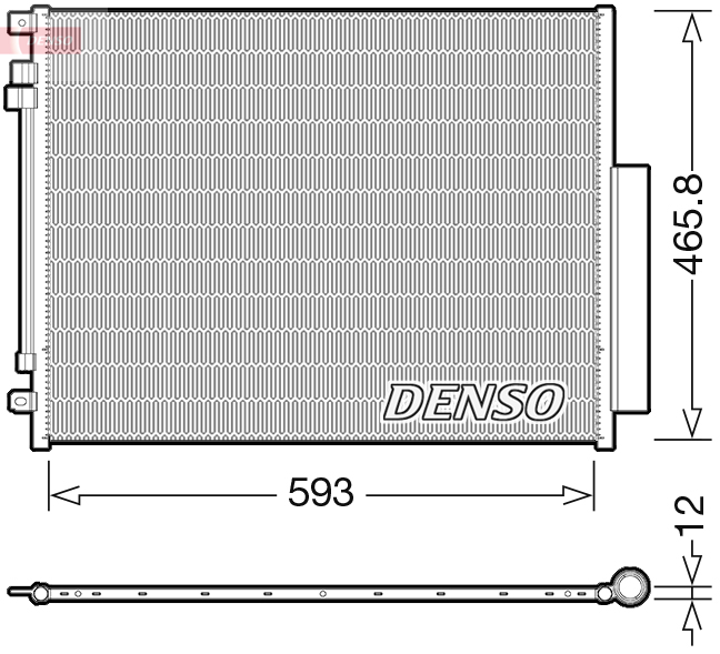 Denso Airco condensor DCN01025