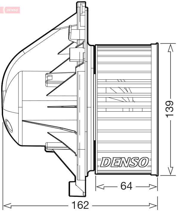 Denso Interieurventilatie DEA05011
