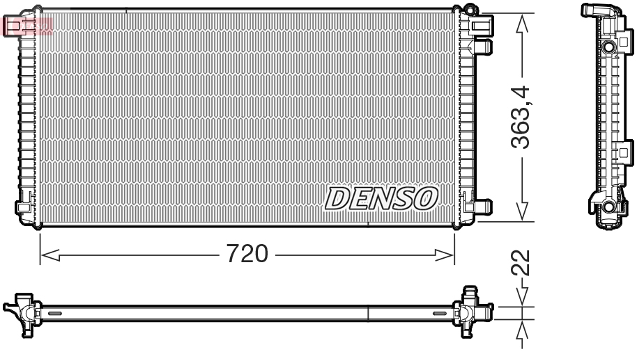 Denso Radiateur DRM02051