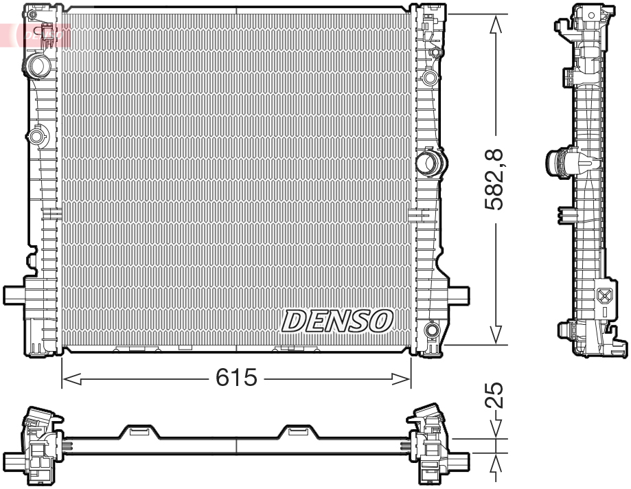 Denso Radiateur DRM05124
