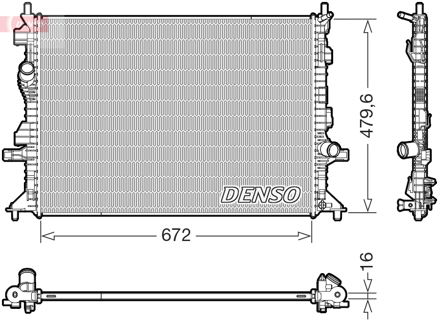 Denso Radiateur DRM10126