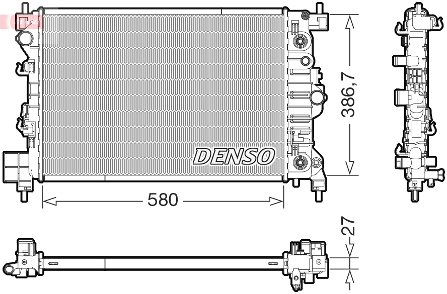 Denso Radiateur DRM20131