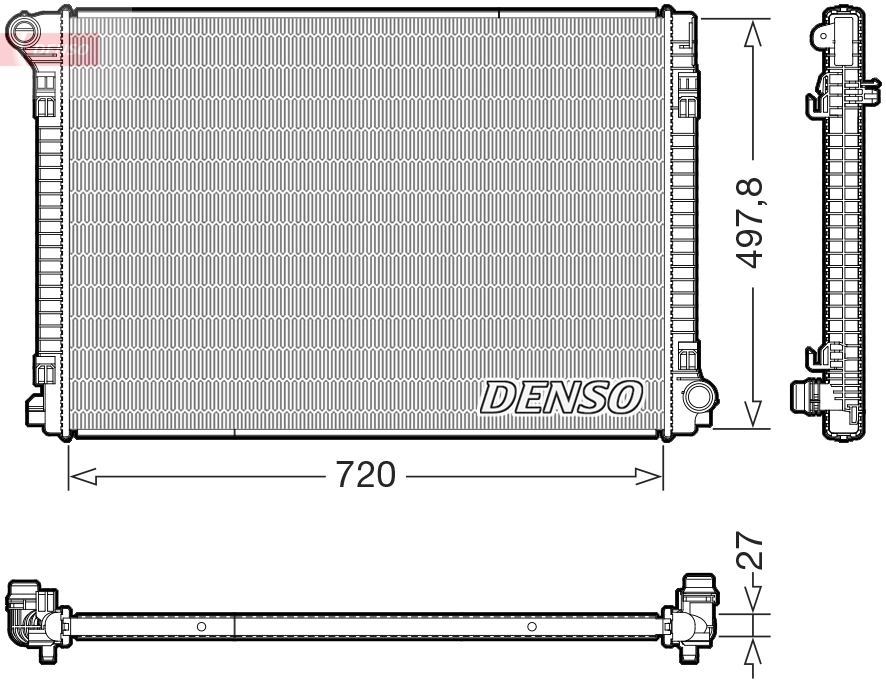 Denso Radiateur DRM32063