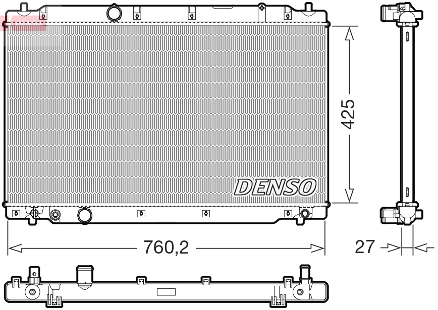 Denso Radiateur DRM40109