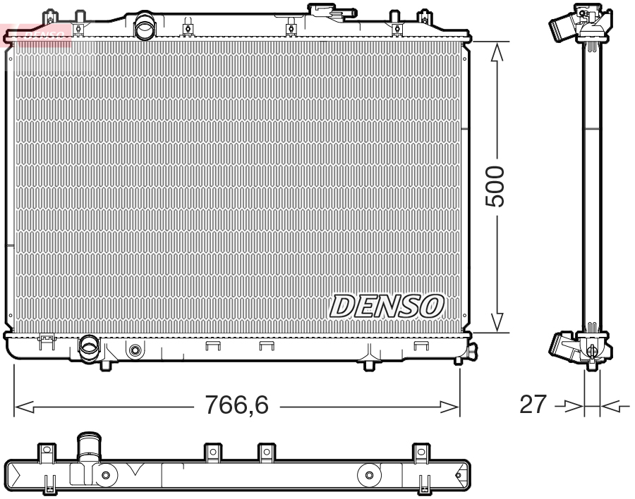 Denso Radiateur DRM40111