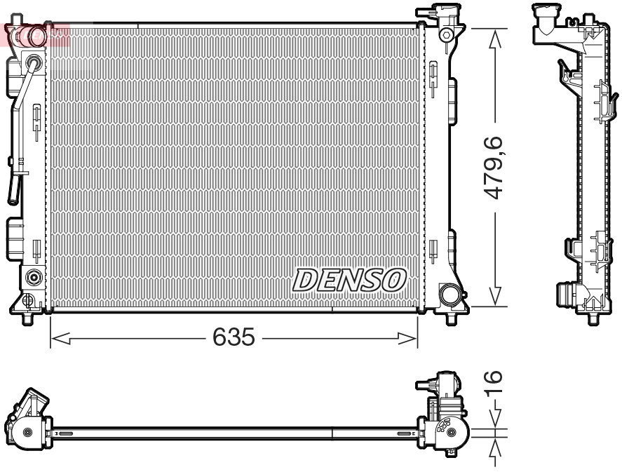 Denso Radiateur DRM43020