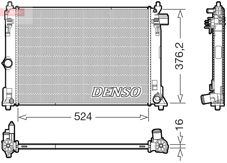 Denso Radiateur DRM50130