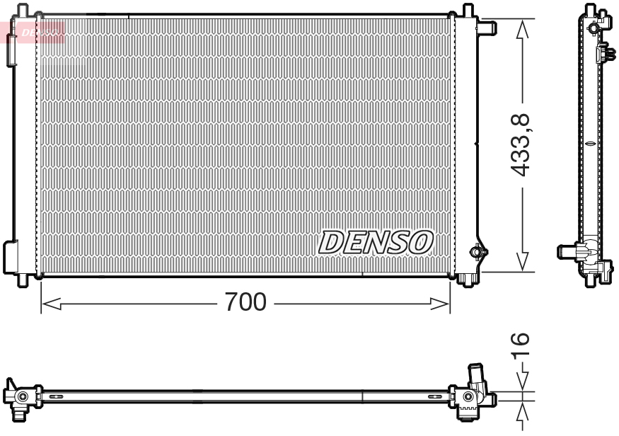 Denso Radiateur DRM50154