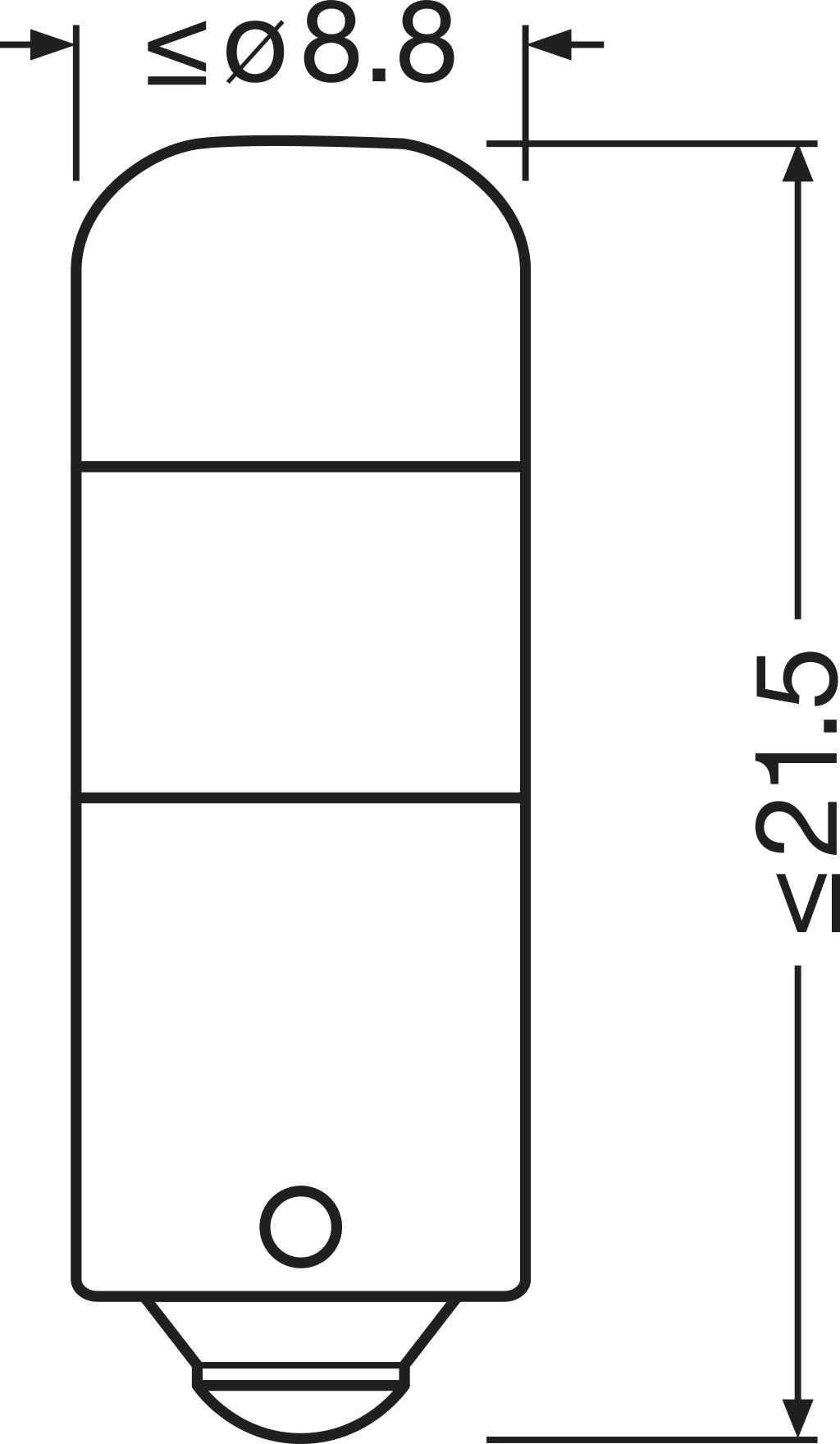 Osram Gloeilamp, interieurverlichting 3893DWP-2BL