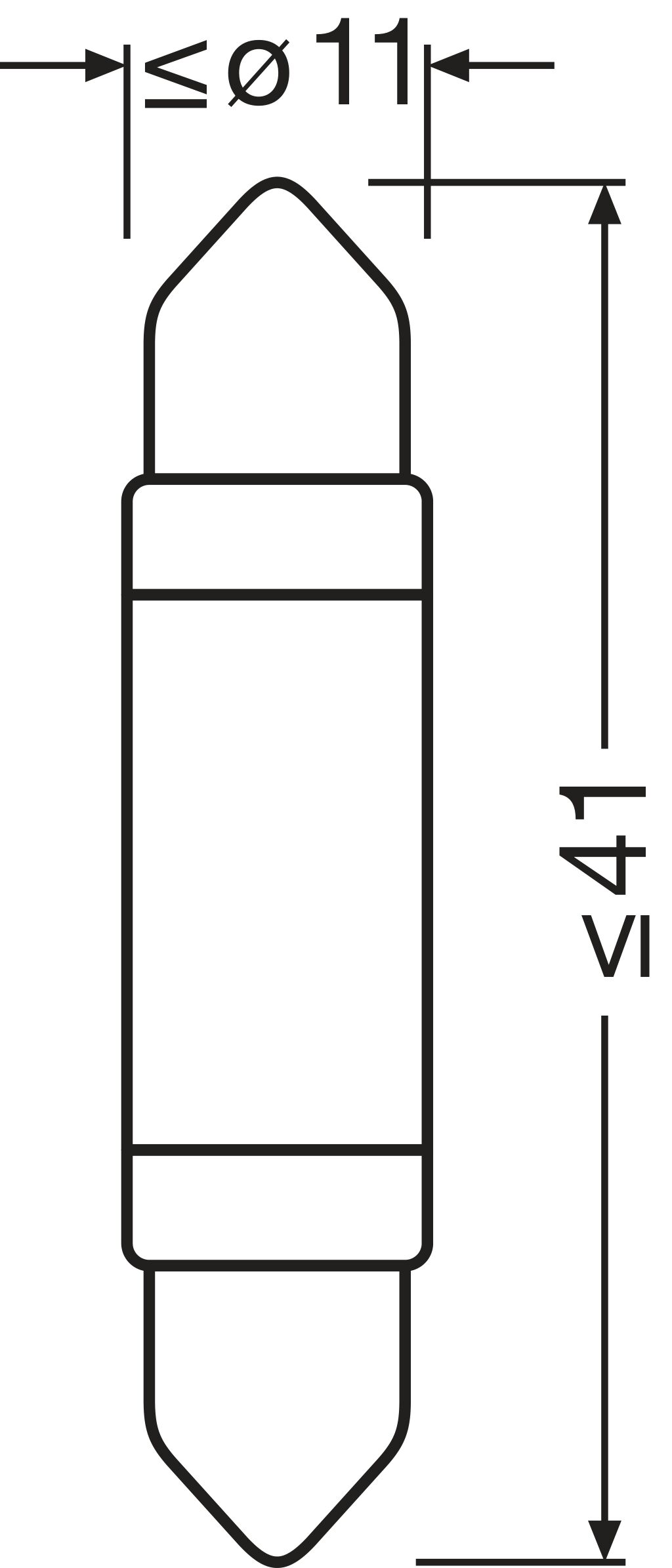 Osram Gloeilamp, interieurverlichting 6413DWP-1BL