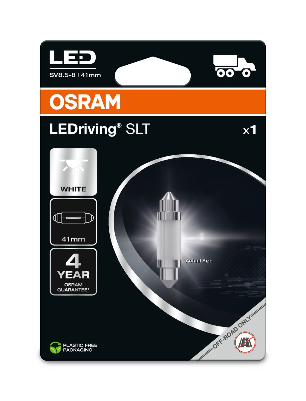 Osram Gloeilamp, kentekenplaatverlichting 6421DWP-1BL