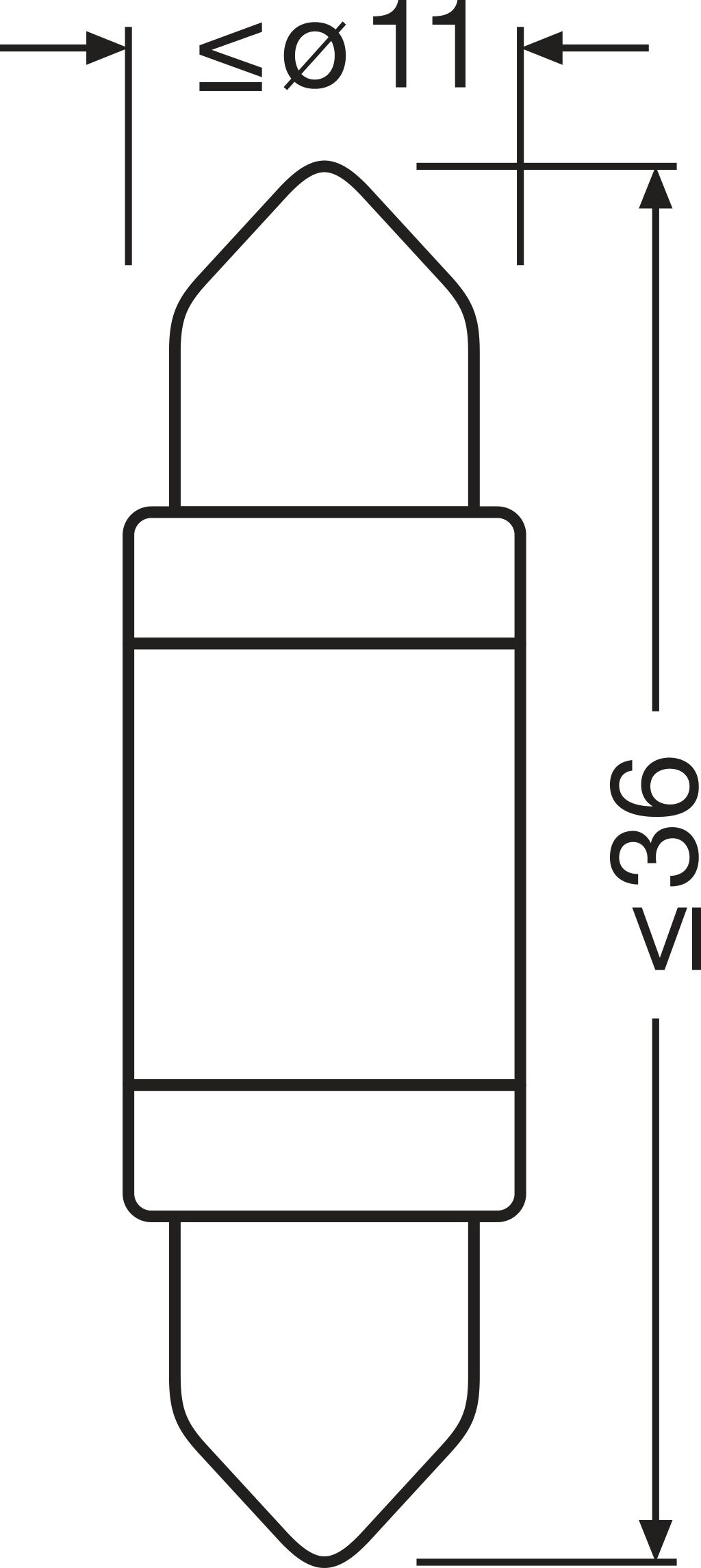 Osram Gloeilamp, interieurverlichting 6418DWP-1BL