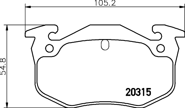 Mintex Remblokset MDB1668