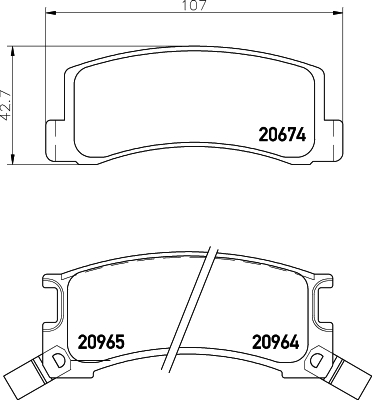 Mintex Remblokset MDB1227