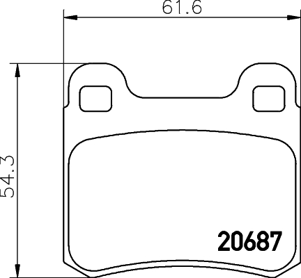 Mintex Remblokset MDB1560