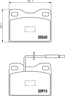 Mintex Remblokset MDB1304