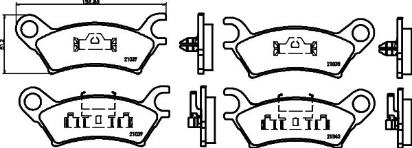 Mintex Remblokset MDB1249