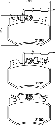 Mintex Remblokset MDB1300