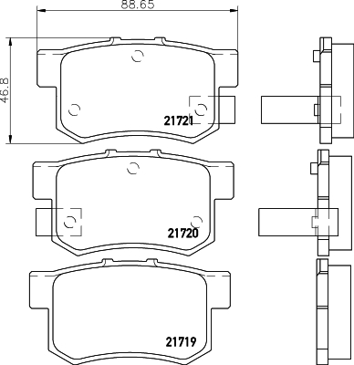 Mintex Remblokset MDB1564