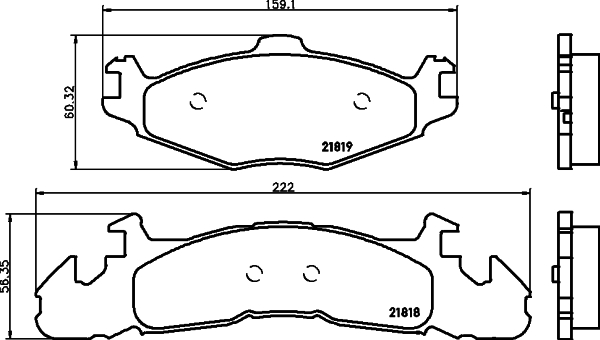 Mintex Remblokset MDB1603