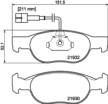 Mintex Remblokset MDB1828