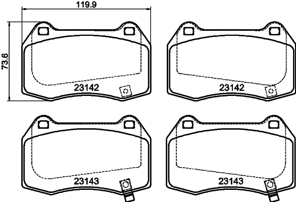 Mintex Remblokset MDB2341