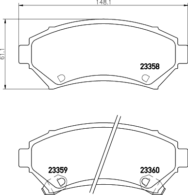 Mintex Remblokset MDB1824