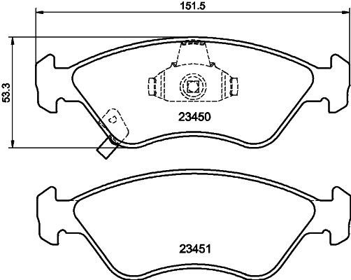 Mintex Remblokset MDB1898