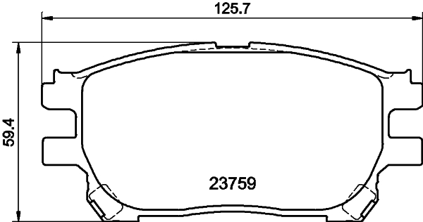 Mintex Remblokset MDB2558