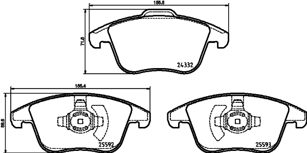 Mintex Remblokset MDB4112