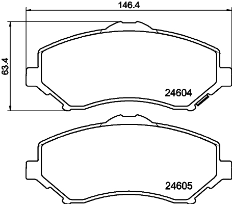 Mintex Remblokset MDB3000