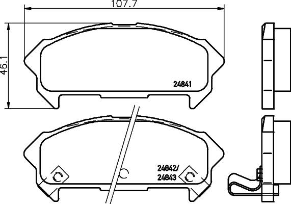 Mintex Remblokset MDB2347