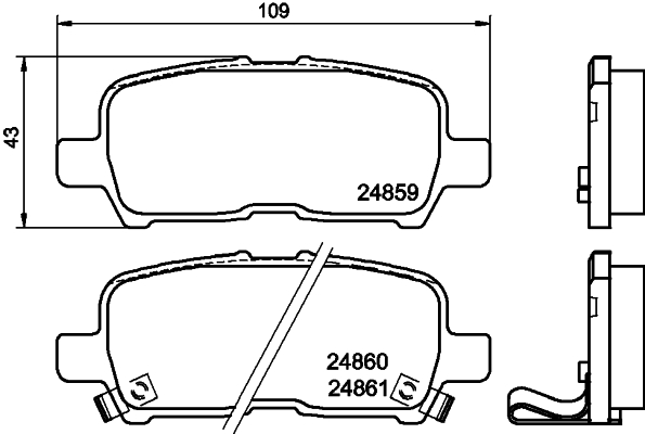 Mintex Remblokset MDB2574